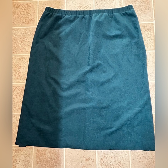 Vintage teal midi skirt - Picture 1 of 1